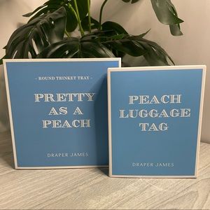 Draper James Luggage Tag and Matching Tray BNWT